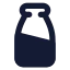 Milkbottle icon with solid standard style