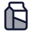 Milkcarton icon with duotone standard style