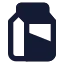 Milkcarton icon with solid standard style