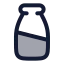 Milk icon with duotone rounded style