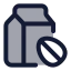 Milkoat icon with duotone rounded style