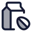 Milkoat icon with duotone standard style