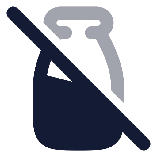Milk Off Icon in Bulk Rounded style