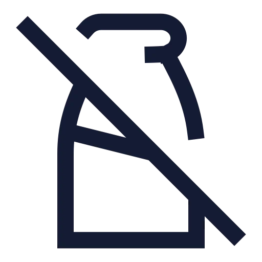 Milk Off Icon in Stroke Sharp style