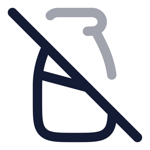 Milk Off Icon in Twotone Rounded style