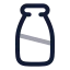 Milk icon with twotone rounded style