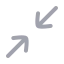 Minimize icon with duotone rounded style