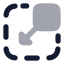 Minimizescreen icon with bulk rounded style