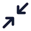 Minimize icon with solid standard style