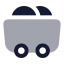 Mining icon with bulk rounded style