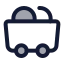 Mining icon with duotone standard style