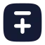 Minusplussquare icon with solid rounded style