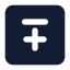 Minusplussquare icon with solid standard style