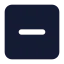 Minussignsquare icon with solid standard style