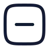 Minus Sign Square icon preview