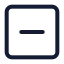 Minussignsquare icon with stroke standard style