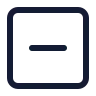 Minus Sign Square icon preview