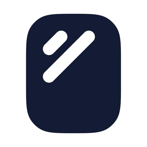 Mirror Rectangular Icon in Solid Rounded style