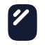 Mirrorrectangular icon with solid rounded style