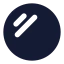 Mirrorround icon with solid rounded style