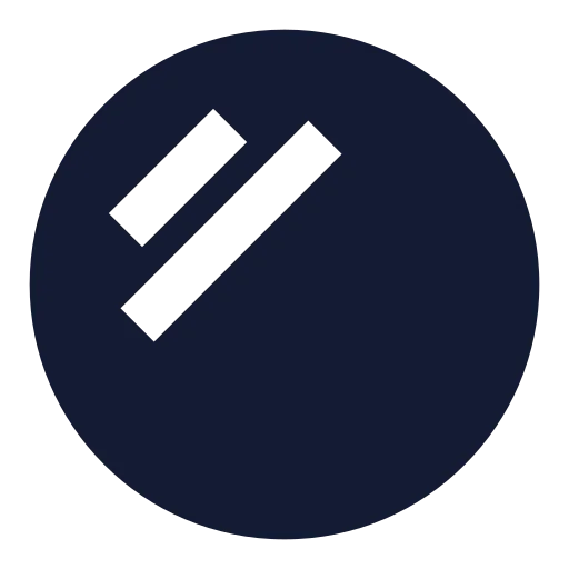 Mirror Round Icon in Solid Sharp style