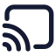 Mirroringscreen icon with solid standard style