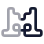 Mistral icon with twotone rounded style