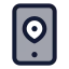 Mobilenavigator icon with duotone standard style