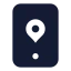 Mobilenavigator icon with solid standard style