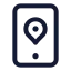 Mobilenavigator icon with stroke standard style