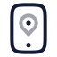 Mobilenavigator icon with twotone rounded style