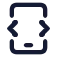 Mobileprogramming icon with solid standard style