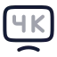 Moderntvk icon with twotone rounded style