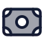 Money icon with duotone standard style