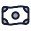 Money icon with duotone rounded style