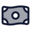 Money icon with duotone standard style