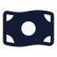 Money icon with solid standard style