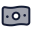 Money icon with duotone rounded style