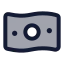 Money icon with duotone standard style