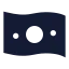 Money icon with solid sharp style