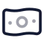 Money icon with twotone rounded style