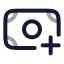 Moneyadd icon with twotone rounded style