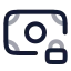 Moneylock icon with twotone rounded style