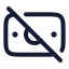 Moneynotfound icon with stroke rounded style