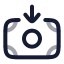 Moneyreceive icon with twotone rounded style