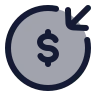 Money Receive Circle icon preview