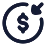 Money Receive Circle icon preview