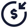 Money Receive Circle icon preview