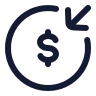 Money Receive Circle icon preview