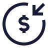 Money Receive Circle icon preview